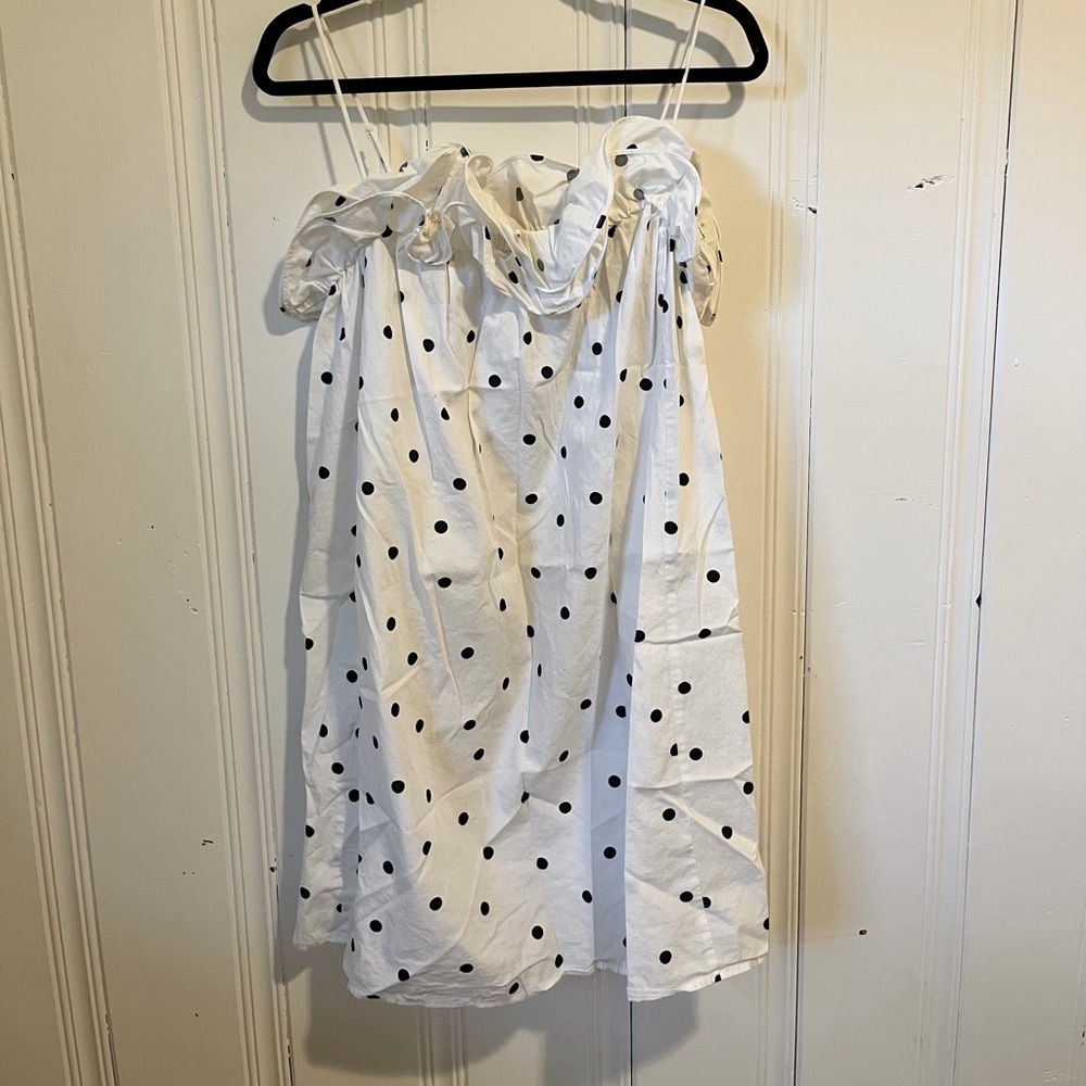 H&M Polka Dot Ruffle Mini Sundress